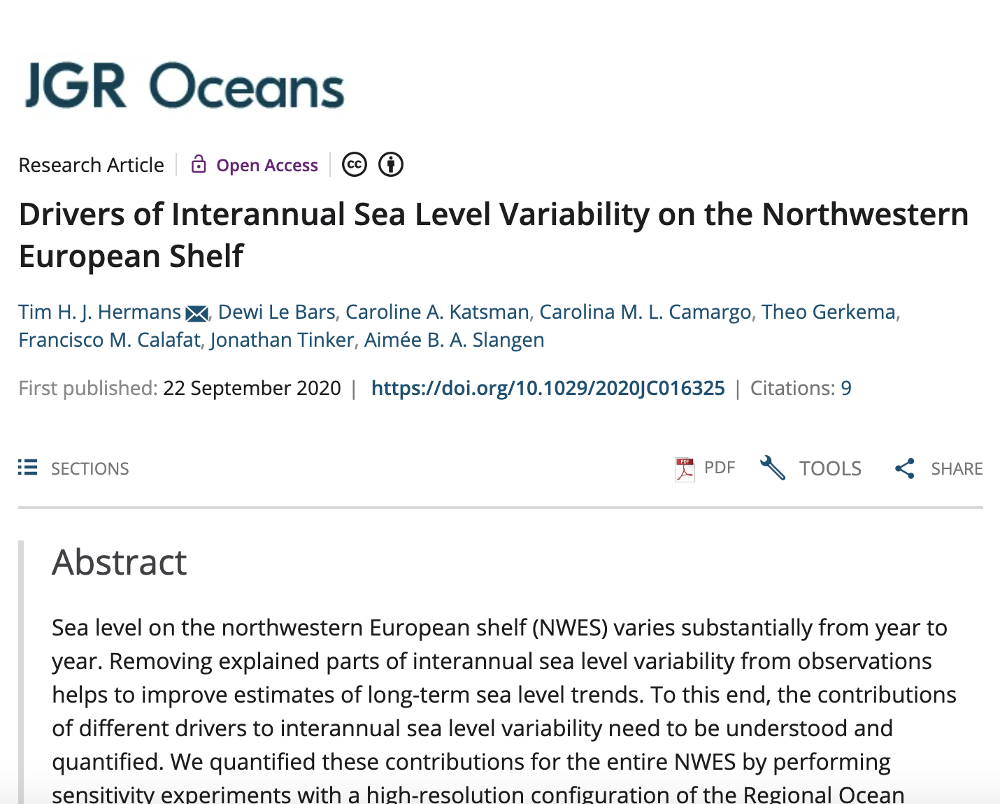WP7 Sea level rise, infrastructure and coastal flooding- Drivers of Interannual Sea Level Variability on the Northwestern European Shelf WP7 Sea level rise, infrastructure and coastal flooding- Drivers of Interannual Sea Level Variability on the Northwestern European Shelf