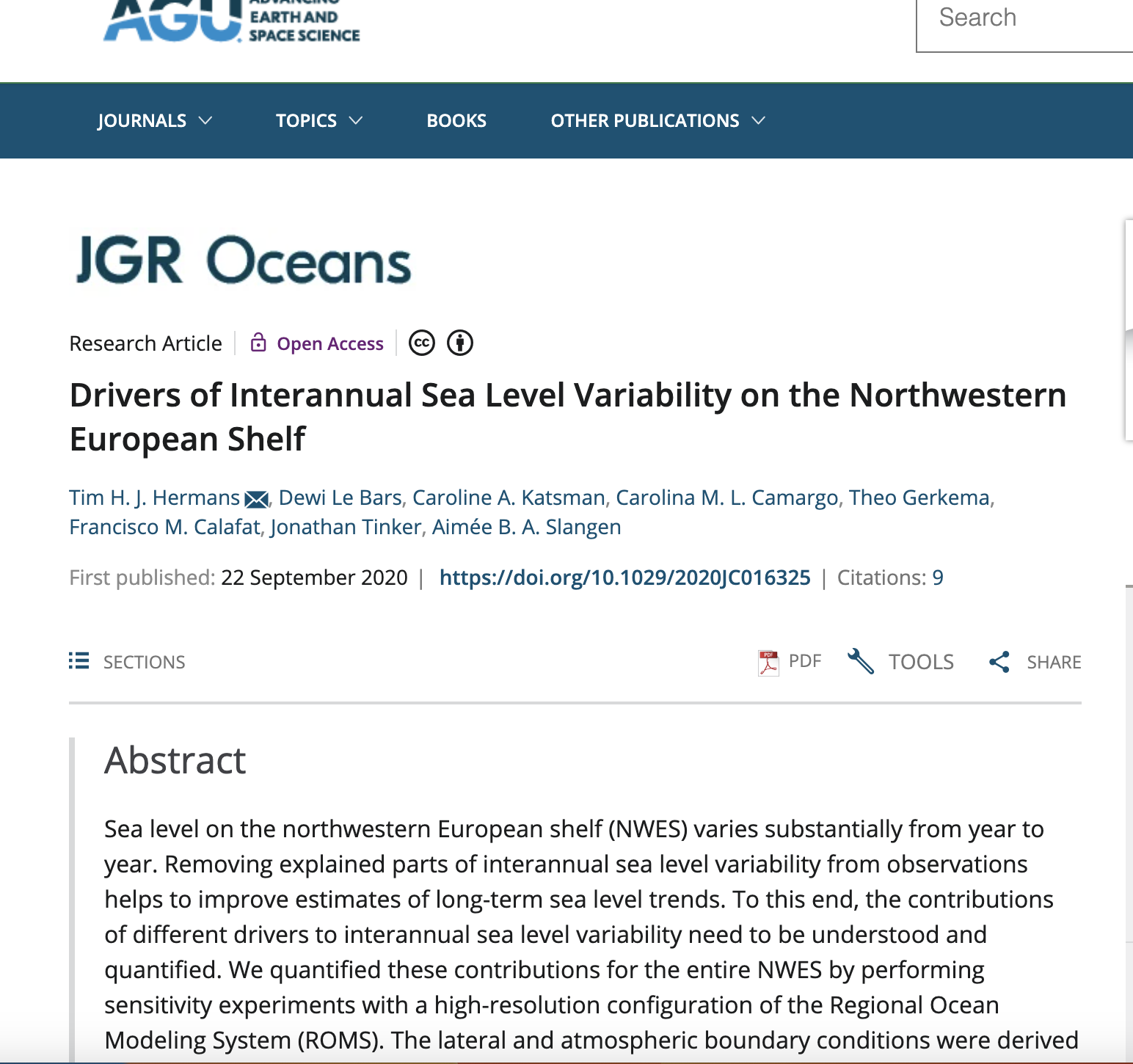 WP7 Sea level rise, infrastructure and coastal flooding- Drivers of Interannual Sea Level Variability on the Northwestern European Shelf WP7 Sea level rise, infrastructure and coastal flooding- Drivers of Interannual Sea Level Variability on the Northwestern European Shelf